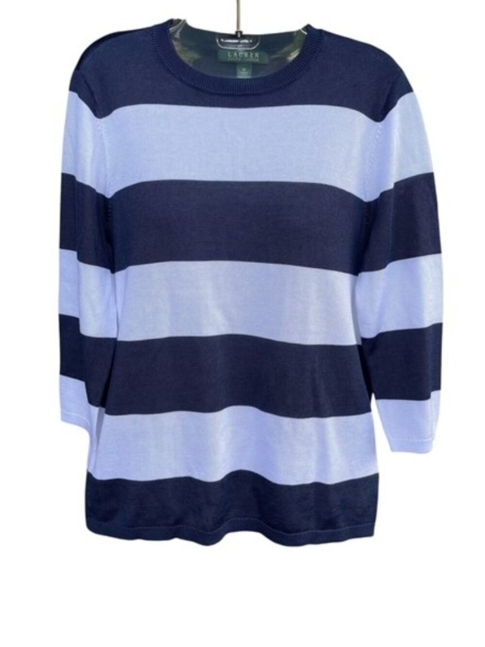 Lauren Raplph Lauren Women’s Sweater Navy/White Striped